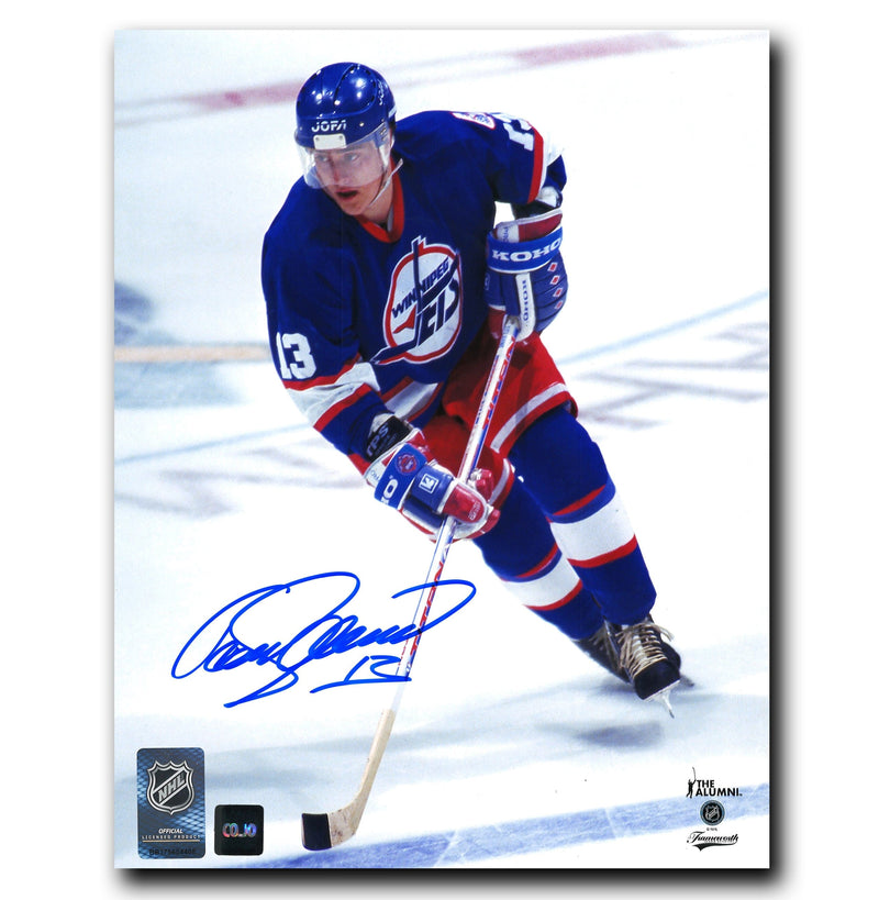 Teemu Selanne Winnipeg Jets Autographed Action 8x10 Photo CoJo Sport Collectables Inc.