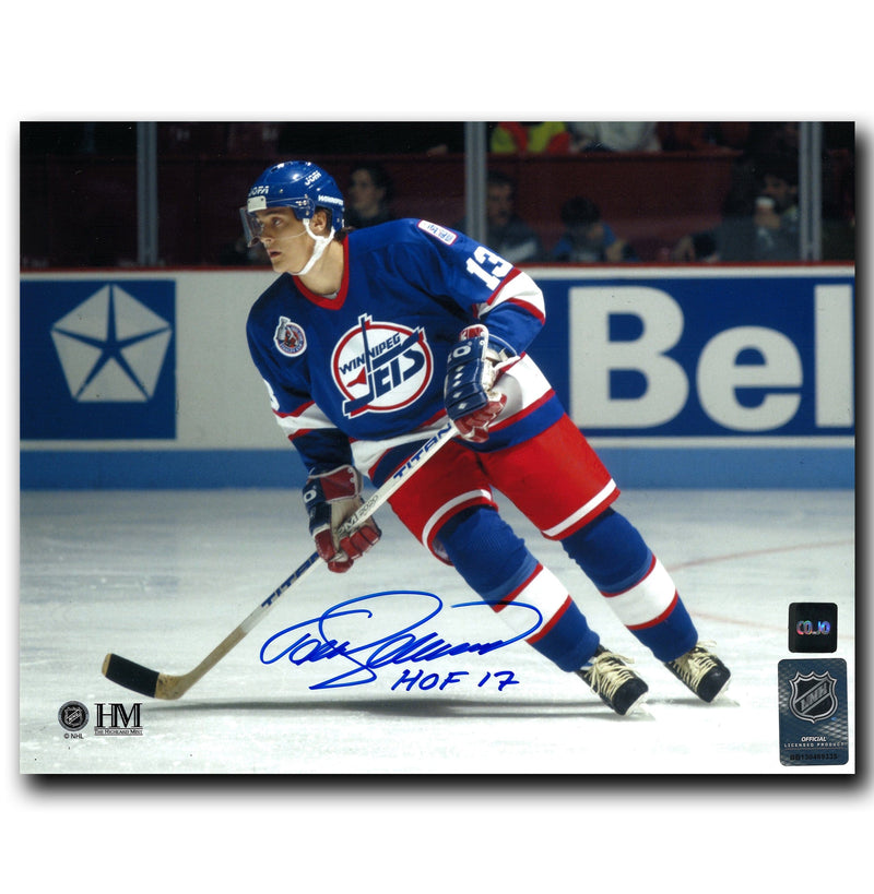 Teemu Selanne Winnipeg Jets Autographed Horizontal 8x10 Photo CoJo Sport Collectables Inc.