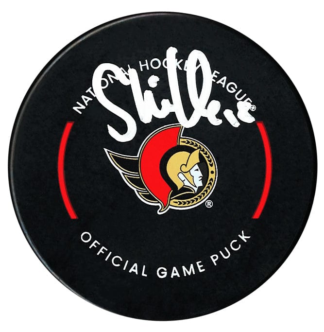 Tim Stutzle Autographed Ottawa Senators Official Puck CoJo Sport Collectables Inc.