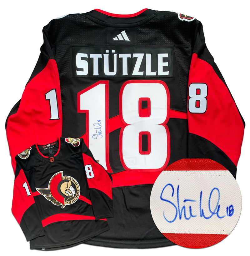 Tim Stutzle Ottawa Senators Autographed Adidas Reverse Retro 2.0 Jersey CoJo Sport Collectables Inc.