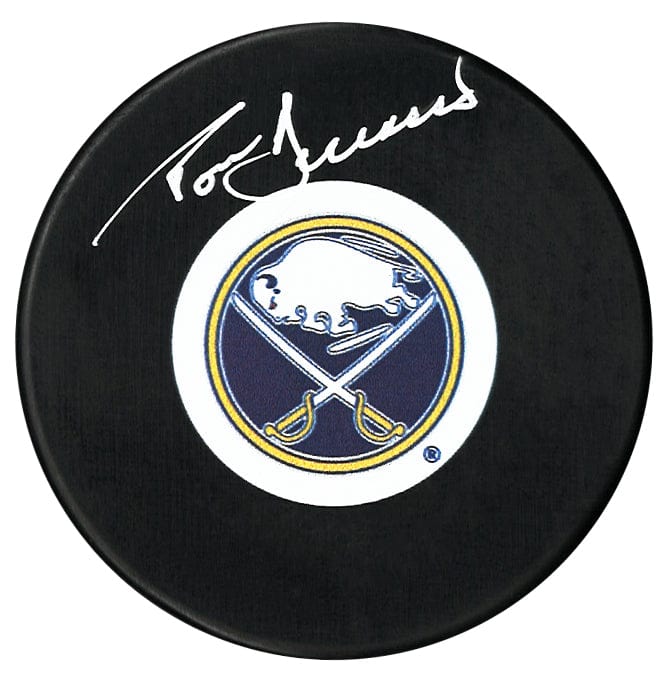 Tom Barrasso Autographed Buffalo Sabres Puck CoJo Sport Collectables Inc.