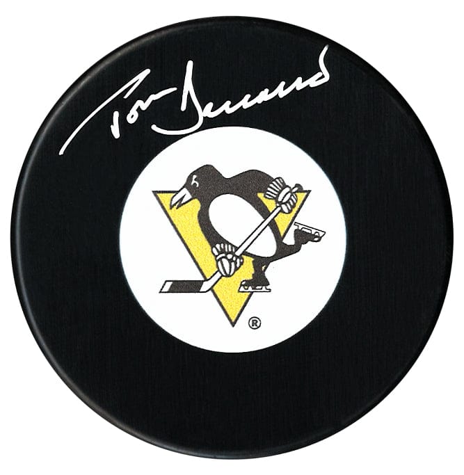 Tom Barrasso Autographed Pittsburgh Penguins Puck CoJo Sport Collectables Inc.