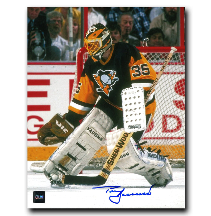 Tom Barrasso Pittsburgh Penguins Autographed Save 8x10 Photo CoJo Sport Collectables Inc.