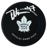 Topi Niemela Autographed Toronto Maple Leafs Official Puck CoJo Sport Collectables Inc.