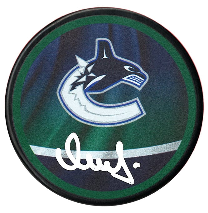 Vasily Podkolzin Autographed Vancouver Canucks Reverse Retro 2.0 Puck CoJo Sport Collectables Inc.