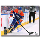Vasily Podkolzin Edmonton Oilers Autographed Action 8x10 Photo