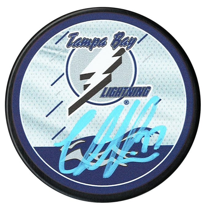 Victor Hedman Autographed Tampa Bay Lightning Reverse Retro 2.0 Puck CoJo Sport Collectables Inc.