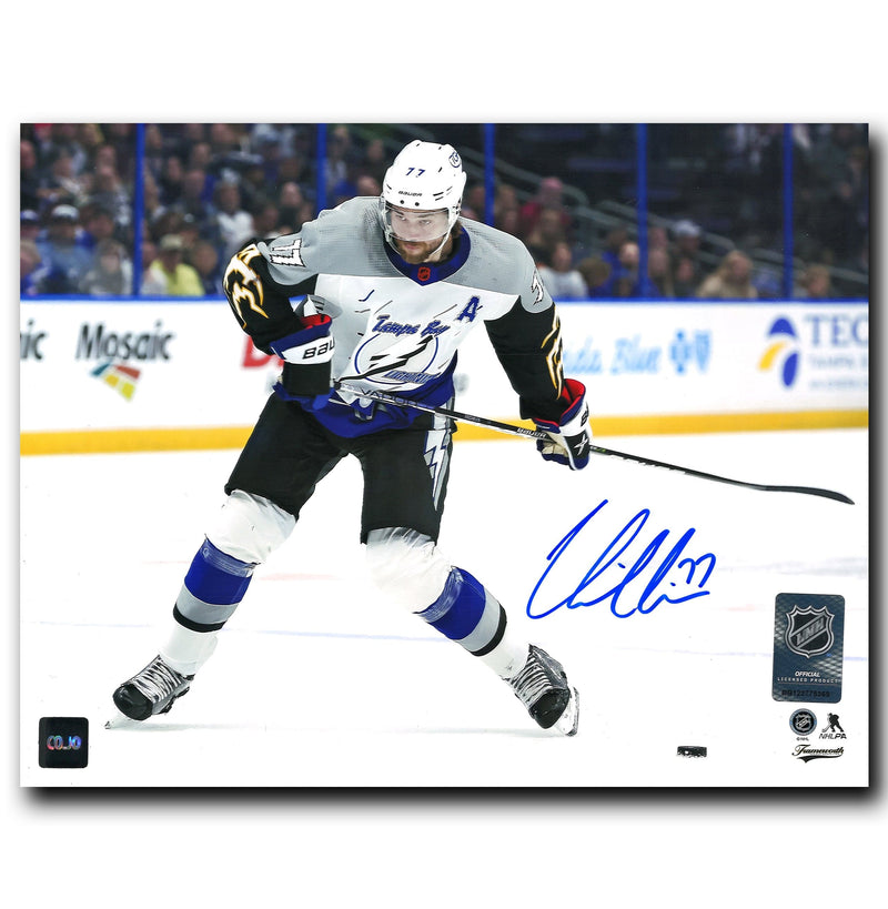 Victor Hedman Tampa Bay Lightning Autographed Reverse Retro 2.0 8x10 Photo CoJo Sport Collectables Inc.