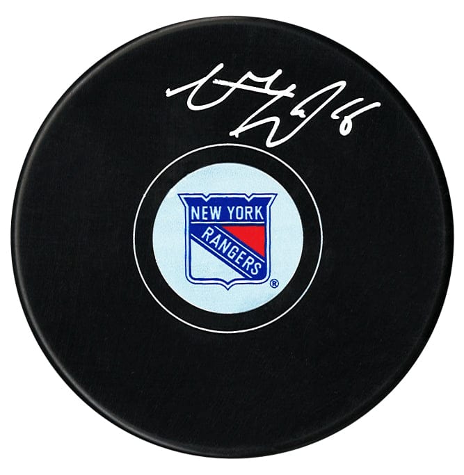 Vincent Trochek Autographed New York Rangers Puck CoJo Sport Collectables Inc.