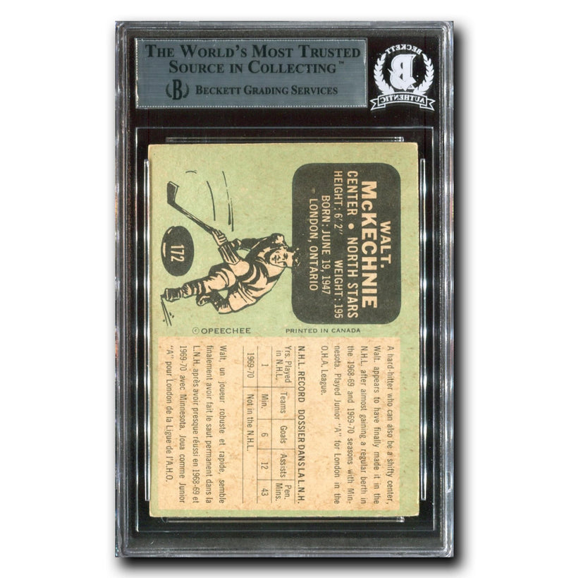 Walt McKechnie Autographed 1970-71 O-Pee-Chee