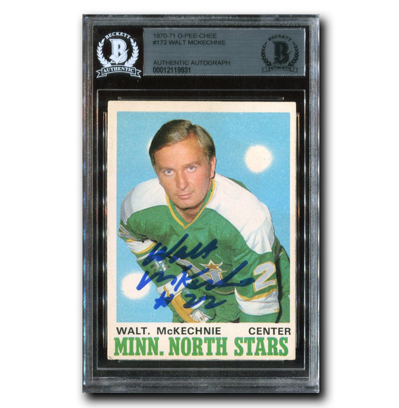 Walt McKechnie Autographed 1970-71 O-Pee-Chee