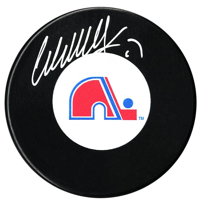 Wendel Clark Autographed Quebec Nordiques Puck CoJo Sport Collectables Inc.