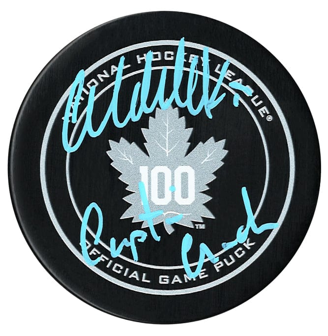 Wendel Clark Autographed Toronto Maple Leafs Centennial Season Official Puck CoJo Sport Collectables Inc.