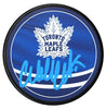 Wendel Clark Autographed Toronto Maple Leafs Reverse Retro 2.0 Puck CoJo Sport Collectables Inc.