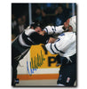 Wendel Clark Toronto Maple Leafs Autographed Fight 8x10 Photo CoJo Sport Collectables