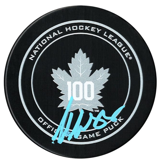 William Nylander Autographed Toronto Maple Leafs Centennial Season Puck CoJo Sport Collectables Inc.