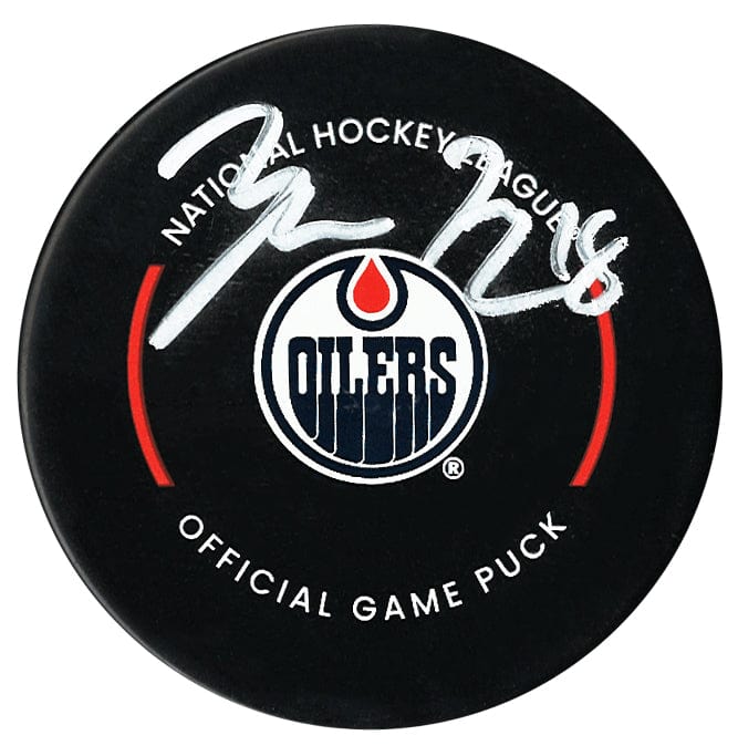 Zach Hyman Autographed Edmonton Oilers Official Puck CoJo Sport Collectables Inc.