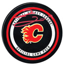 Zayne Parekh Autographed Calgary Flames Official Puck - CoJo Sport Collectables Inc.
