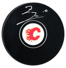 Zayne Parekh Autographed Calgary Flames Puck - CoJo Sport Collectables Inc.