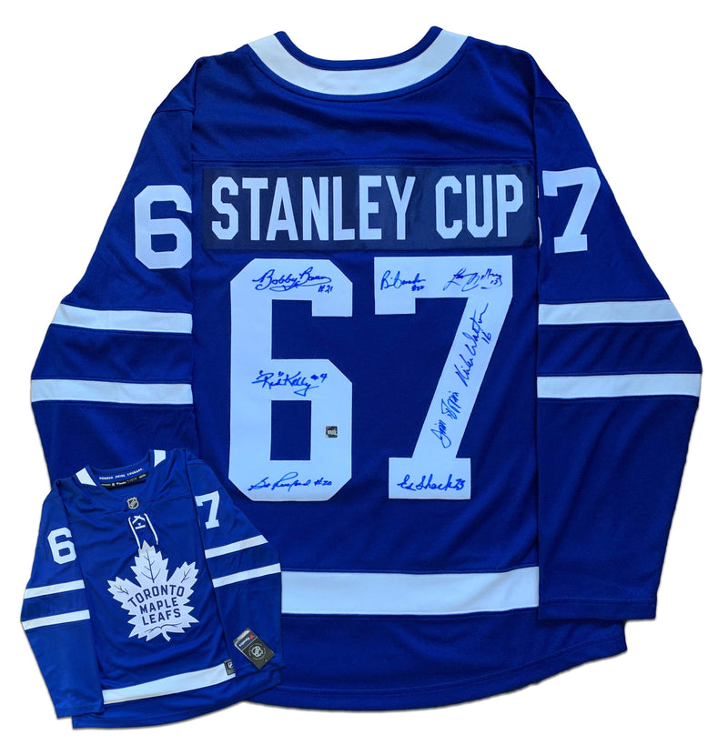 1967 Stanley Cup Champions Toronto Maple Leafs Autographed Fanatics Jersey CoJo Sport Collectables Inc.