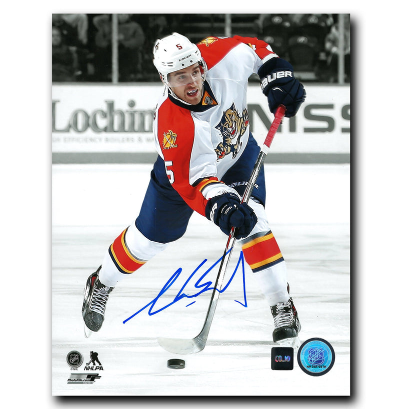 Aaron Ekblad Florida Panthers Autographed Shooting 8x10 Photo CoJo Sport Collectables
