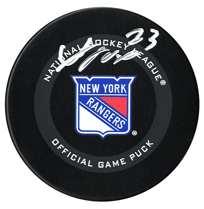 Adam Fox Autographed New York Rangers Official Puck CoJo Sport Collectables Inc.
