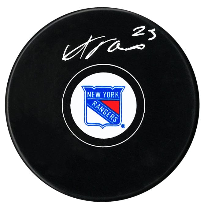 Adam Fox Autographed New York Rangers Puck CoJo Sport Collectables Inc.