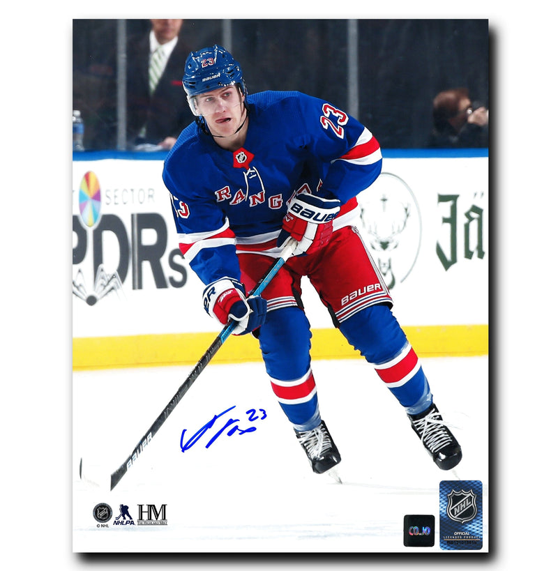 Adam Fox New York Rangers Autographed Skating 8x10 Photo CoJo Sport Collectables Inc.