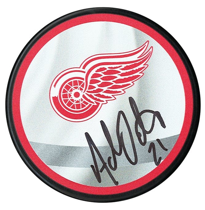 Adam Oates Autographed Detroit Red Wings Reverse Retro Puck CoJo Sport Collectables Inc.