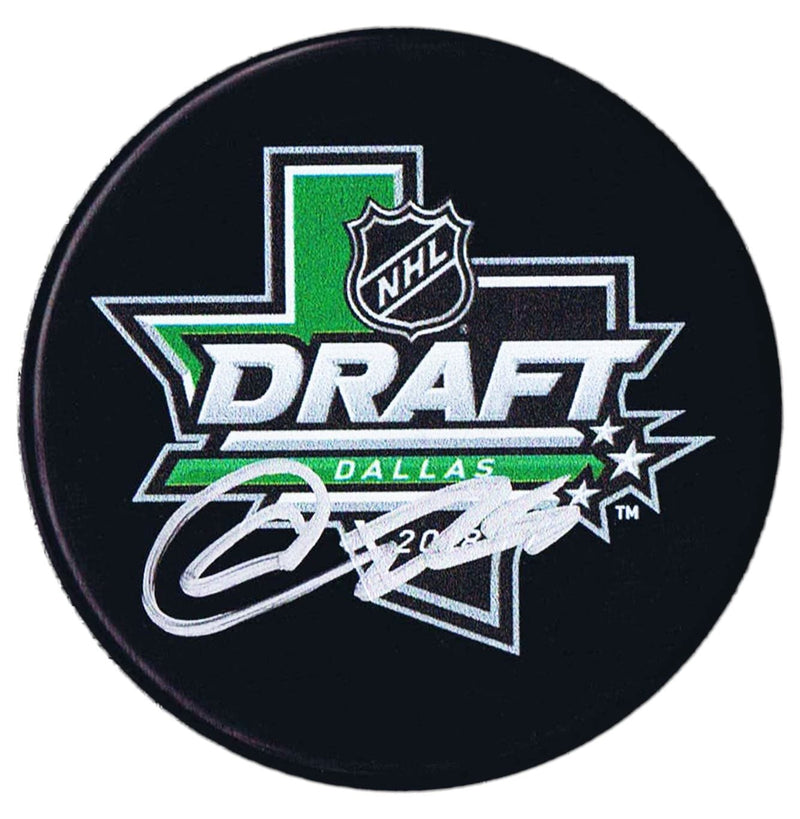 Akil Thomas Los Angeles Kings Autographed 2018 NHL Draft Puck CoJo Sport Collectables