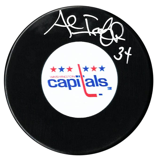 Al Iafrate Autographed Washington Capitals Puck CoJo Sport Collectables Inc.