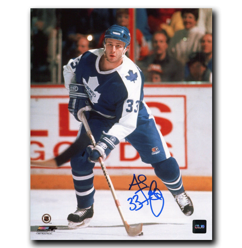 Al Iafrate Toronto Maple Leafs Autographed 8x10 Photo CoJo Sport Collectables