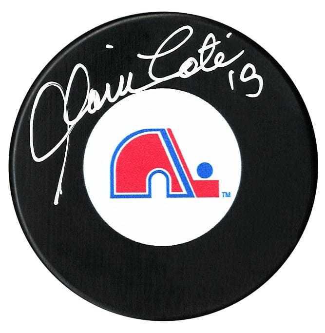 Alain Cote Autographed Quebec Nordiques Puck CoJo Sport Collectables Inc.