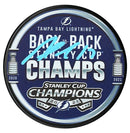 Alex Killorn Autographed Tampa Bay Lightning Back to Back Stanley Cup Champs Puck CoJo Sport Collectables