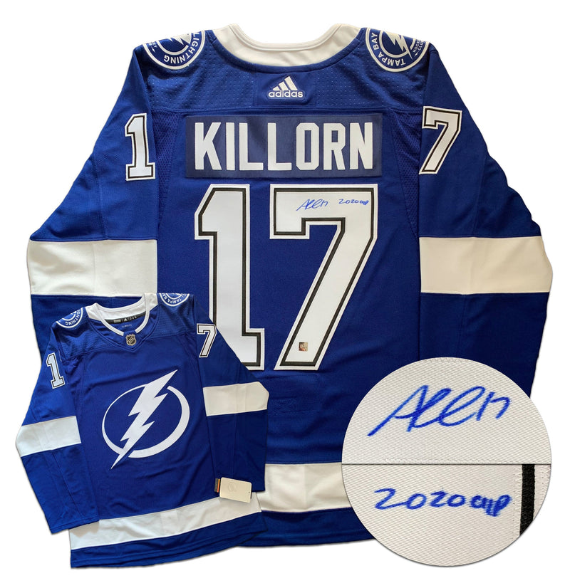 Alex Killorn Tampa Bay Lightning Autographed 2020 Cup Adidas Pro Jersey CoJo Sport Collectables Inc.