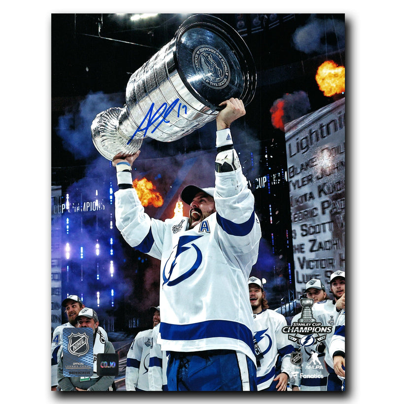 Alex Killorn Tampa Bay Lightning Autographed 2020 Stanley Cup Champions 8x10 Photo CoJo Sport Collectables