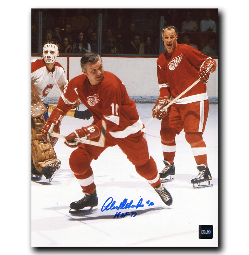 Alex Delvecchio Detroit Red Wings Autographed 8x10 Photo CoJo Sport Collectables