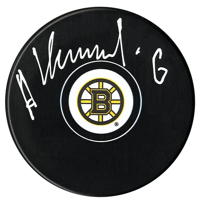 Alexei Kasatonov Autographed Boston Bruins Puck CoJo Sport Collectables Inc.