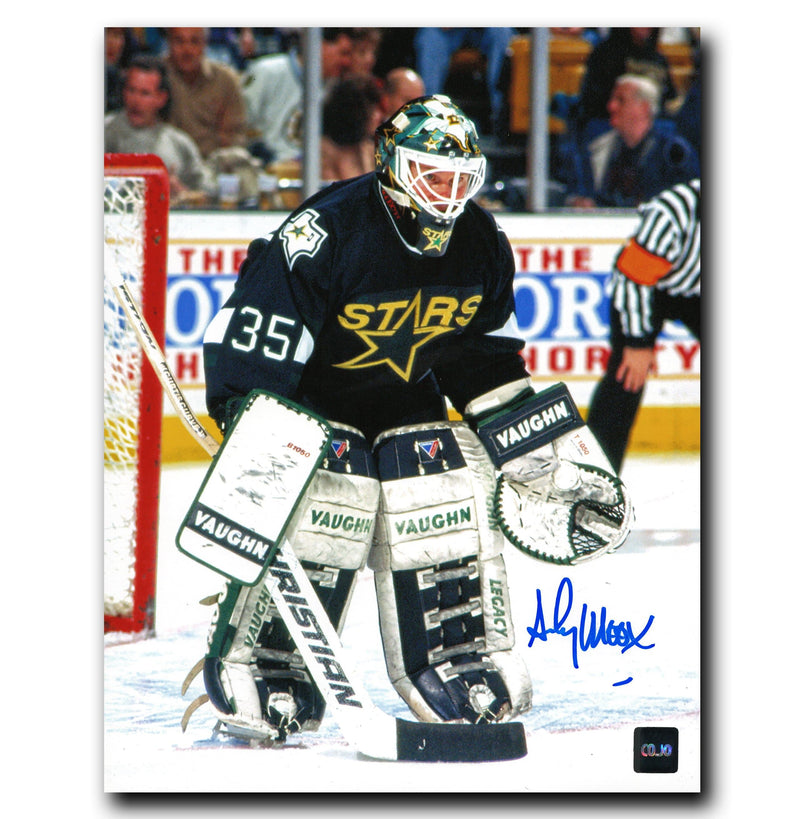 Andy Moog Dallas Stars Autographed 8x10 Photo CoJo Sport Collectables