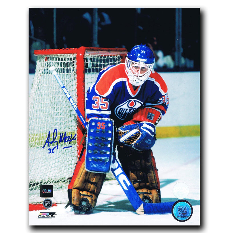 Andy Moog Edmonton Oilers Autographed 8x10 Photo CoJo Sport Collectables