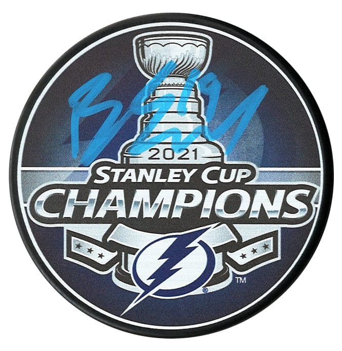 Barclay Goodrow Autographed Tampa Bay Lightning 2021 Stanley Cup Champions Puck CoJo Sport Collectables Inc.