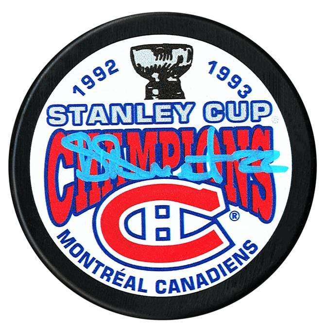 Benoit Brunet Autographed Montreal Canadiens 1993 Stanley Cup Champions Puck CoJo Sport Collectables Inc.