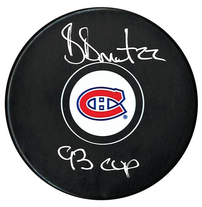 Benoit Brunet Autographed Montreal Canadiens 93 Cup Puck CoJo Sport Collectables Inc.