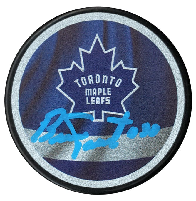 Bernie Parent Autographed Toronto Maple Leafs Reverse Retro Puck CoJo Sport Collectables
