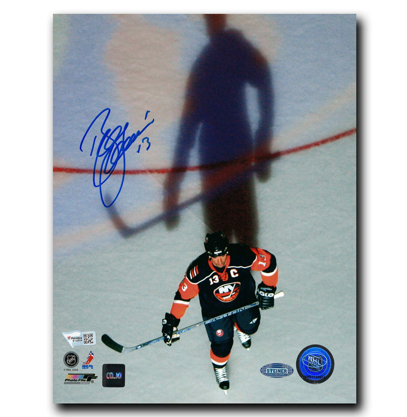 Bill Guerin New York Islanders Autographed Overhead 8x10 Photo CoJo Sport Collectables Inc.