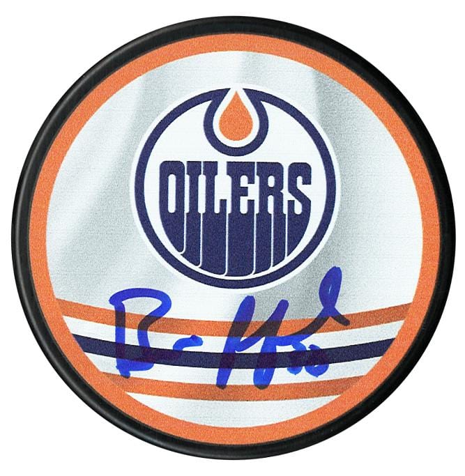 Bill Ranford Autographed Edmonton Oilers Reverse Retro Puck CoJo Sport Collectables Inc.