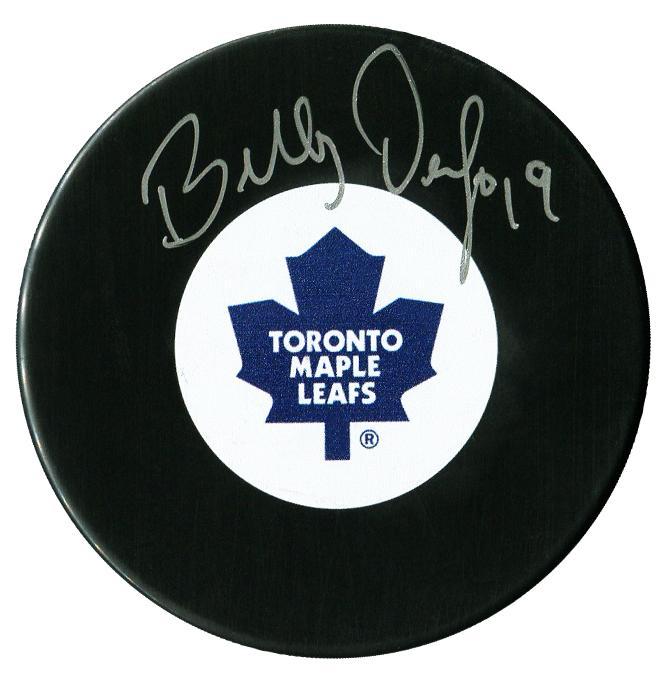 Bill Derlago Autographed Toronto Maple Leafs Puck CoJo Sport Collectables Inc.