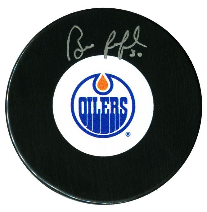 Bill Ranford Autographed Edmonton Oilers Puck CoJo Sport Collectables Inc.
