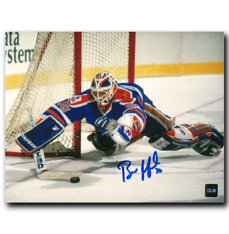 Bill Ranford Edmonton Oilers Autographed Dive 8x10 Photo CoJo Sport Collectables Inc.