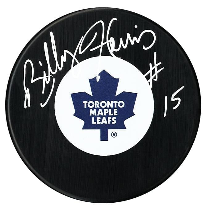 Billy Harris Autographed Toronto Maple Leafs Puck CoJo Sport Collectables Inc.